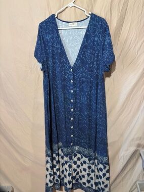 Natural life long dress